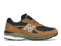 New Balance 990v3 MiUSA Tan Green, vista a 360 gradi 1 di 36