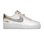 Nike Air Force 1 Low Nola - White/Multi-Color-Metallic Gold-University Red - DZ5425-100 - 01