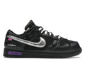 Nike Dunk Low Off White Lot 50 - Black/Metallic Silver-Black - DM1602-001 - 01