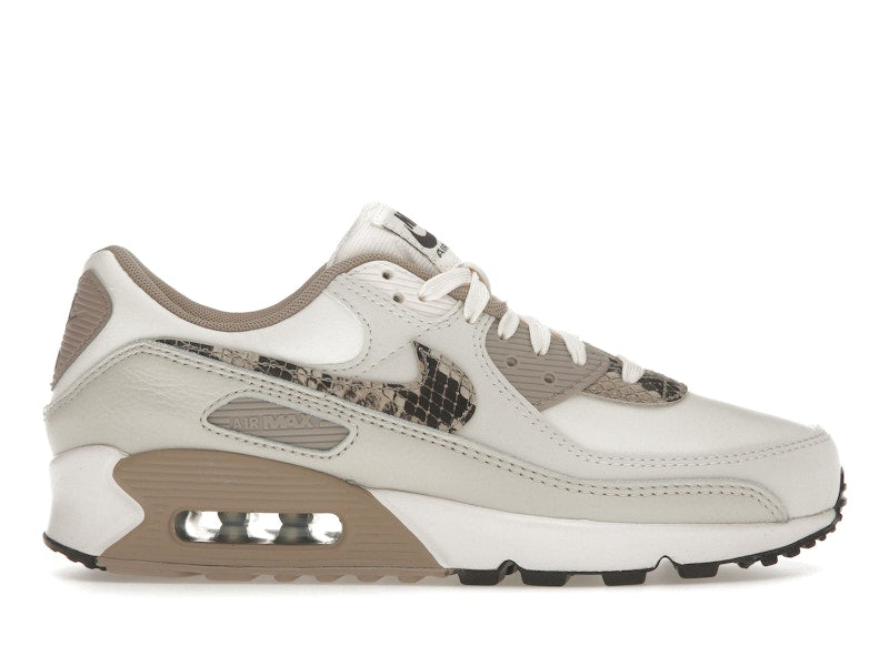 Nike Air Max 90 Light Pink Snakeskin Womens - Pink/Grey - HV4915-100 - 01