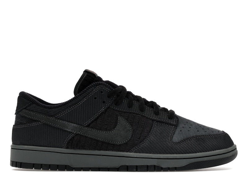 Nike Dunk Low Retro Premium Black Corduroy - Black/Anthracite/Anthracite - IB7746-001 - 01