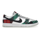 Nike Dunk Low Tartan Plaid - White/Black-White-University Red-Stadium Grey-Light Silver - DV0827-100 - 01