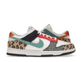 Nike Dunk Low Safari Mix (W) - White/Washed Teal/Electro Purple - DN3866-100 - 01