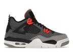 Air Jordan 4 Retro Infrared (GS) - Dark Grey/Infrared 23-Black-Cement Grey - air-jordan-4-retro-infrared-gs - 01