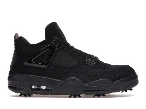 Air Jordan 4 Retro Golf Black Cat Pony Hair