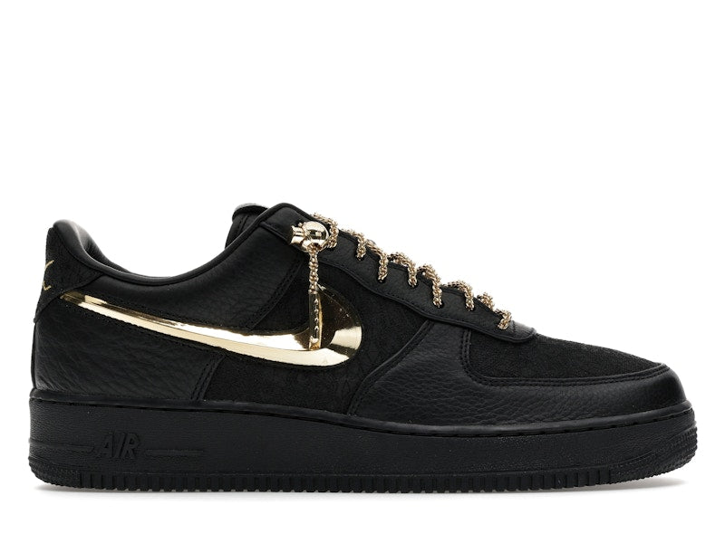 Nike Air Force 1 Low Victor Solomon ASW Black, vista a 360 gradi 1 di 36