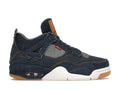Air Jordan 4 Retro Levis Denim - Denim/Denim-Sail-Game Red - AO2571-401 - 01