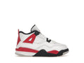 Air Jordan 4 Retro Red Cement (TD) - White/Fire Red/Black/Neutral Grey - BQ7670-161 - 01