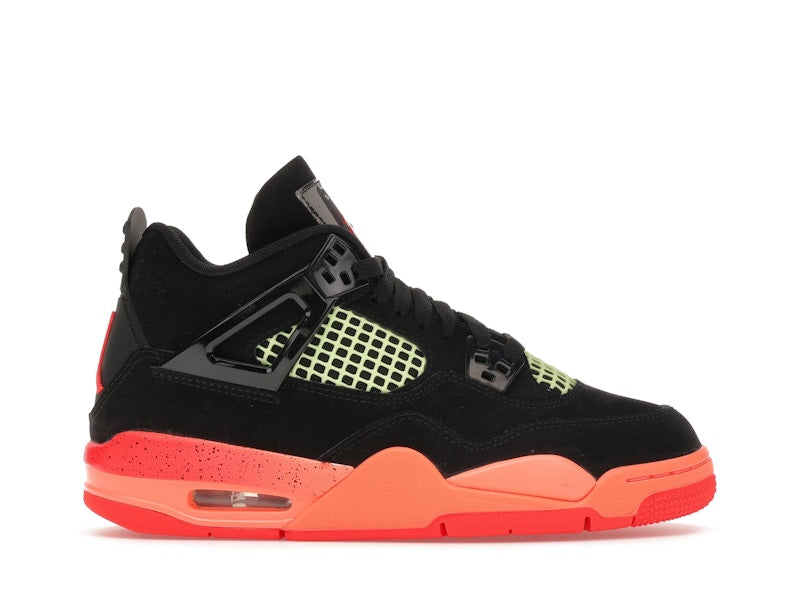 Air Jordan 4 Retro Black Infrared Barely Volt (GS) - Black/Infrared 23/Bright Mango/Barely Volt/White - II1271-001 - 01