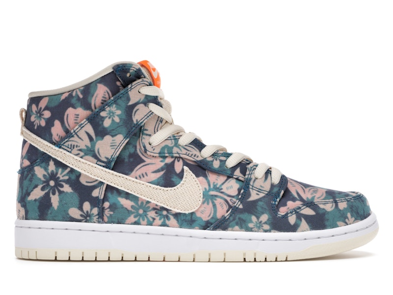 Nike SB Dunk High Hawaii - Sail/Blue-Green Aqua - CZ2232-300 - 01