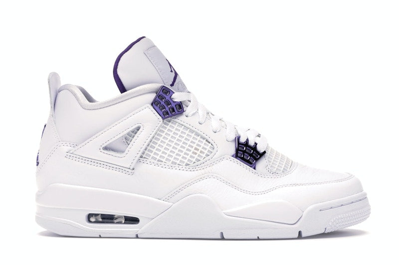 Air Jordan 4 Retro White Court Purple