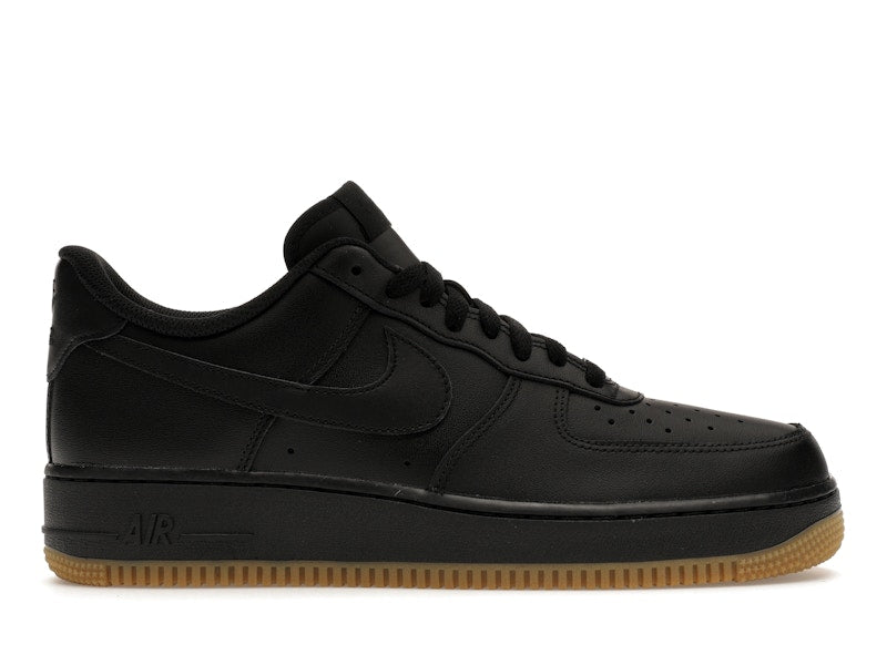 Nike Air Force 1 07 Black Gum - Black/Gum Light Brown/Black - DZ4404-001 - 01