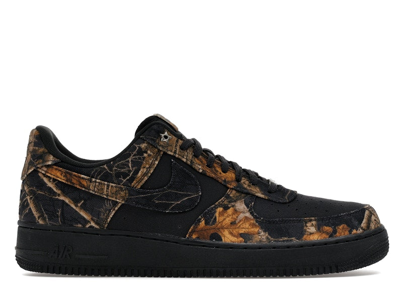 Nike Air Force 1 Low Realtree Black Camo - Off Noir/Multi-Color/Gum Yellow - IH1221-001 - 01