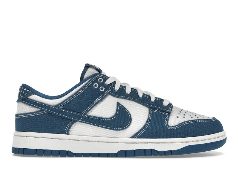 Nike Dunk Low Industrial Blue Sashiko - Summit White/Industrial Blue - DV0834-101 - 01