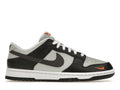 Nike Dunk Low Grey Black Orange Mini Swoosh - Black/White/Total Orange - FN7808-001 - 01