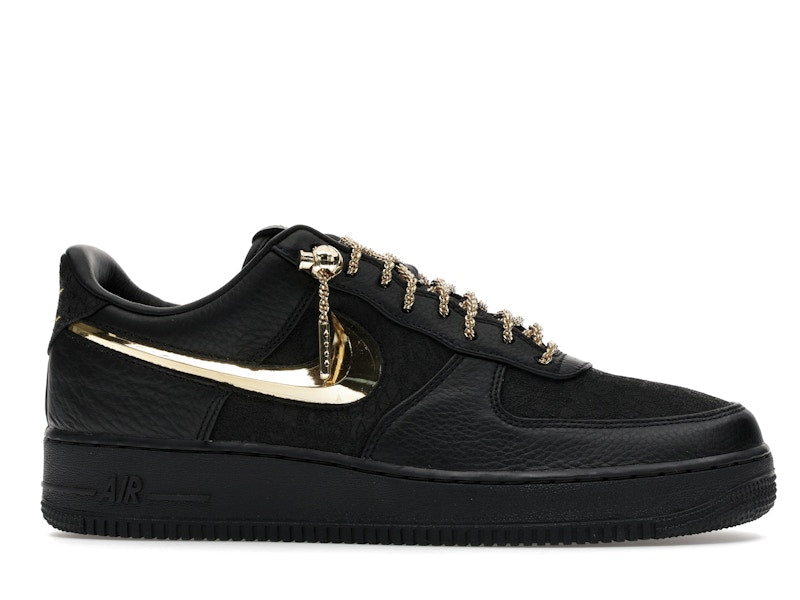 Nike Air Force 1 Low Victor Solomon ASW Black, vista a 360 gradi 2 di 36
