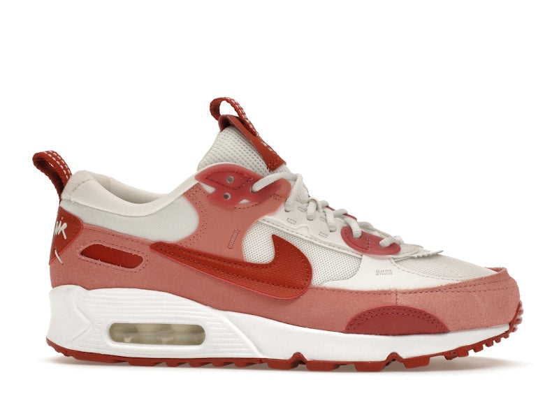 Nike Air Max 90 Futura Red Stardust Womens - Red Stardust/Summit White/Campfire Orange/Rugged Orange - FQ8881-618 - 02