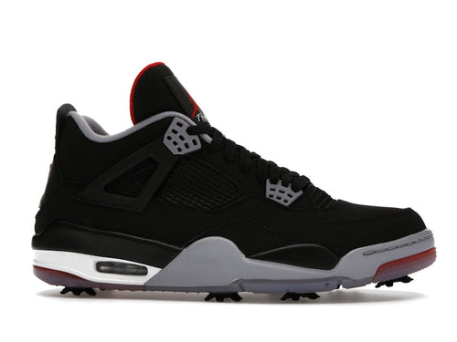 Air Jordan 4 Retro Golf Bred - Black/Fire Red-Cement Grey-White - CU9981-002 - 02