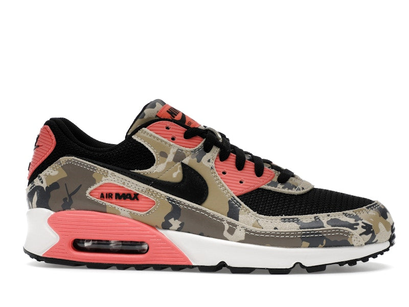 Nike Air Max 90 Premium Magic Ember Camo - Light Khaki/Black/Magic Ember/Mink Brown/Medium Ash/Parachute Beige - IF1721-200 - 02