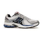 New Balance 860v2 White Team Royal Silver - White/Team Royal - ML860XB - 02