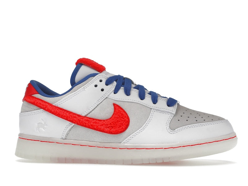 Nike Dunk Low Retro Prm Year Of The Rabbit White Crimson Varsity Royal - White/Crimson-Varsity Royal - FD4203-161 - 02