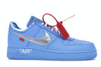 Nike Air Force 1 Low Off White University Blue - University Blue/Metallic Silver-White - CI1173-400 - 02