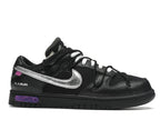 Nike Dunk Low Off White Lot 50 - Black/Metallic Silver-Black - DM1602-001 - 02