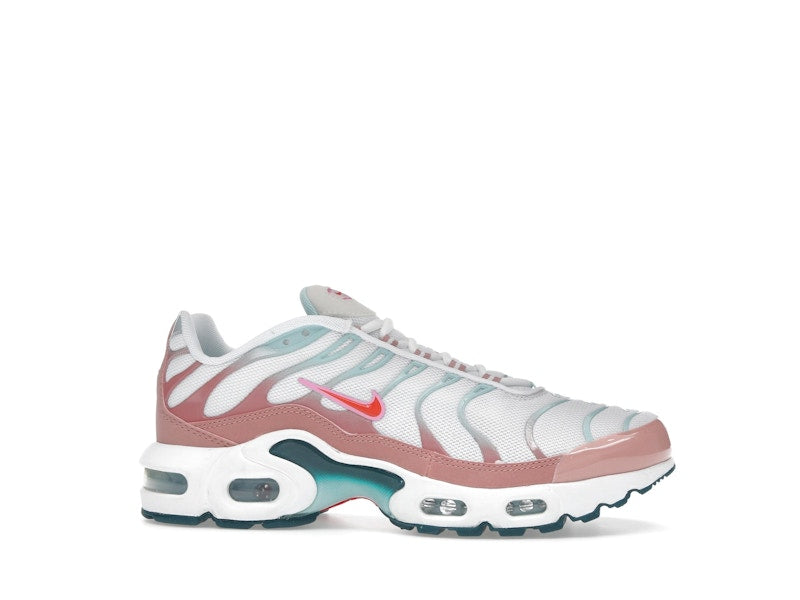 Nike Air Max Plus White Red Stardust Jade Ice Siren Red (GS), vista a 360 gradi 2 di 36