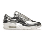 Nike Air Max 90 Metallic Silver 2020 (W) - Metallic Silver/Metallic Silver-White - CQ6639-001 - 02