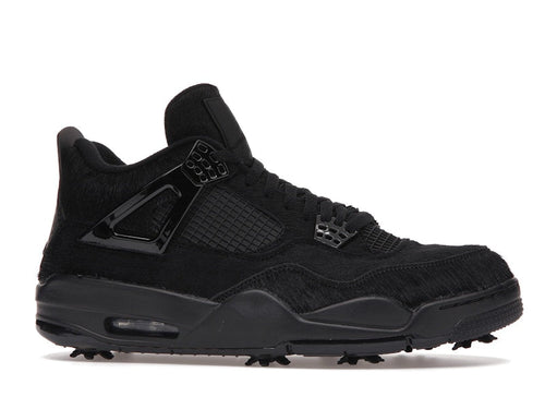 Air Jordan 4 Retro Golf Black Cat Pony Hair
