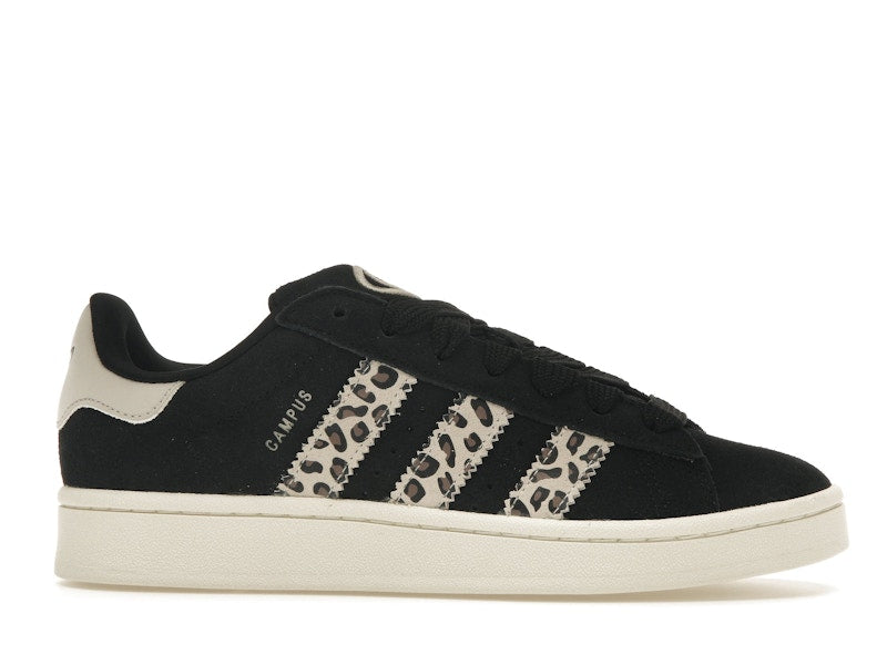 Adidas Campus 00s Black Leopard Womens - Core Black/Supplier Color/Wonder Beige - ID7039 - 02
