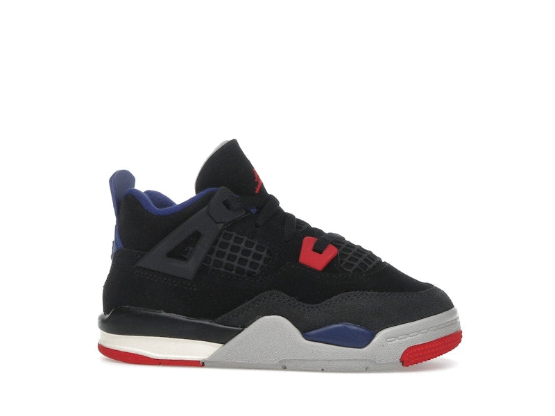 Air Jordan 4 Retro Rare Air (TD) - Black/Fire Red/Deep Royal Blue/Dark Smoke Grey/Tech Grey - IB4387-003 - 02