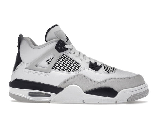 Air Jordan 4 Retro Military Black (GS) - White/Black-Neutral Grey - air-jordan-4-retro-military-black-gs - 02