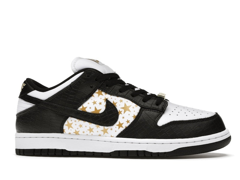 Nike SB Dunk Low Supreme Black, vista a 360 gradi 2 di 36