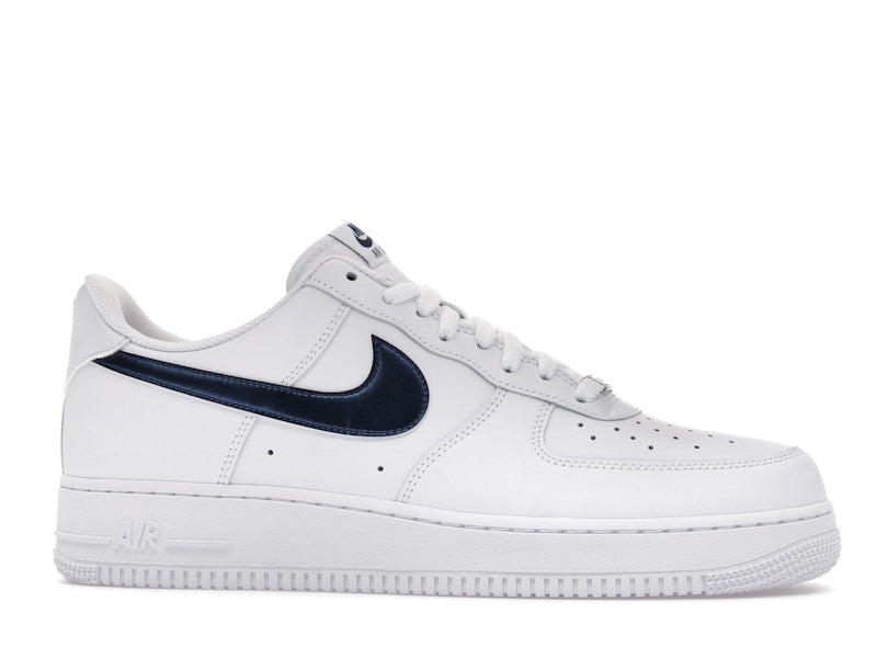 Nike Air Force 1 Low 07 Lv8 Team Usa World Cup - White/Midnight Navy/University Red/Metallic Gold - IQ0407-100 - 02
