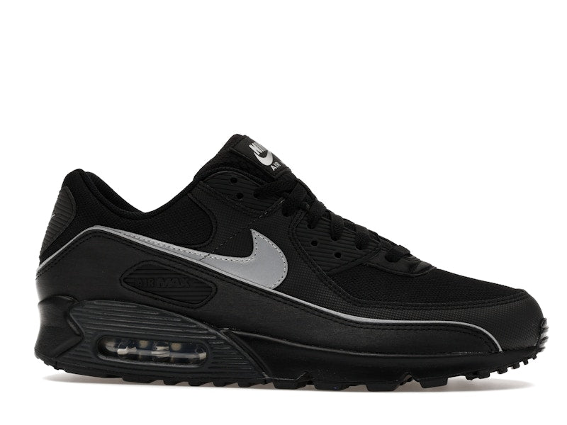 Nike Air Max 90 Premium Black Reflective - Black/Black/Anthracite/Multi-Color - HV4517-002 - 02