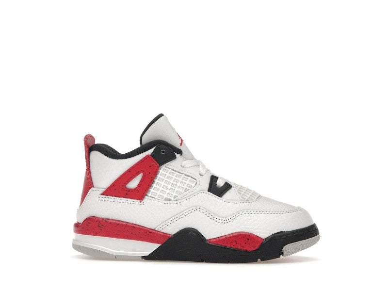 Air Jordan 4 Retro Red Cement (TD) - White/Fire Red/Black/Neutral Grey - BQ7670-161 - 02