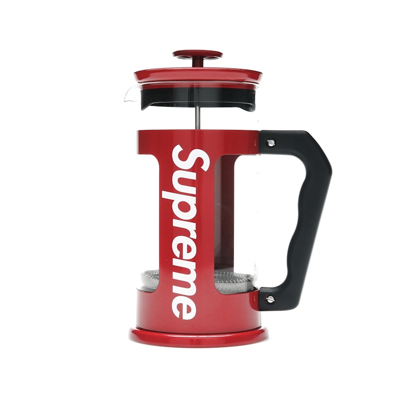 Supreme Bialetti 8 Cup French Press Red, vista a 360 gradi 2 di 36