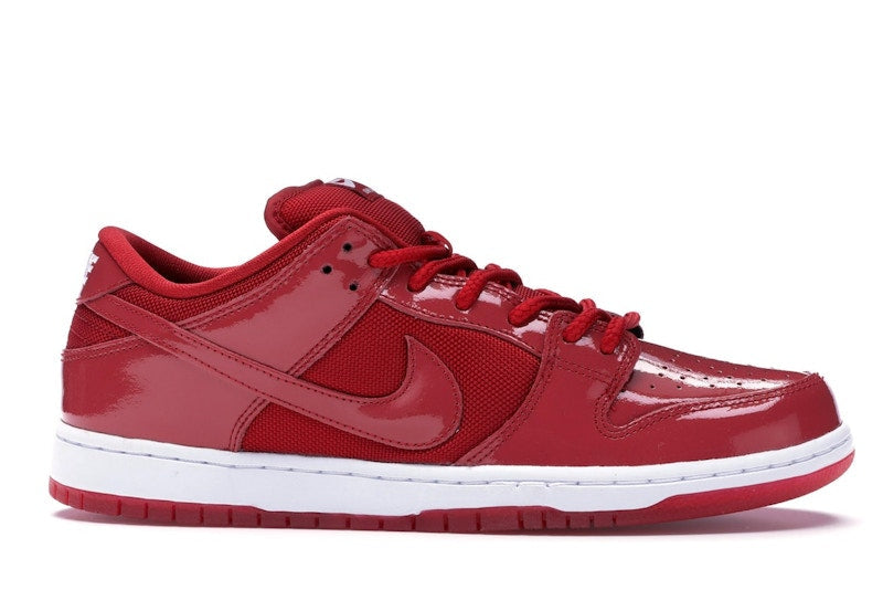 Nike Dunk Sb Low Red Patent Leather - Varsity Red/White-Varsity Red - 304292-616 - 02