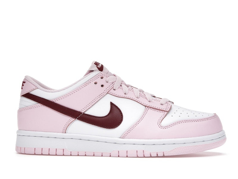Nike Dunk Low Pink Foam Red White (GS), vista a 360 gradi 2 di 36