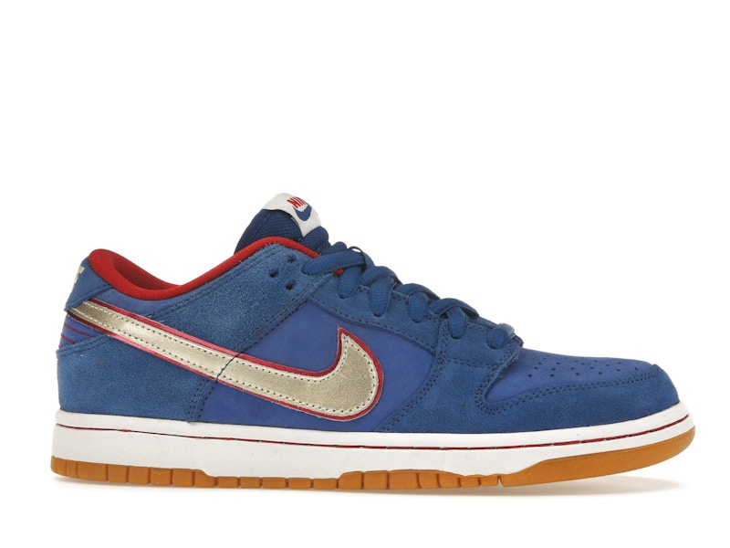 Nike Dunk Sb Low Eric Koston - Blue Ribbon/Metallic Vegas Gold-Varsity Red - nike-dunk-sb-low-eric-koston - 02