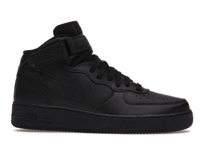 Nike Air Force 1 Mid 07 Triple Black 2021 - Black/Black - 315123-001/CW2289-001 - 02