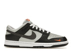 Nike Dunk Low Grey Black Orange Mini Swoosh - Black/White/Total Orange - FN7808-001 - 02