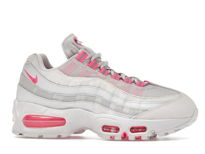 Nike Air Max 95 Og Big Bubble Vast Grey Hyper Pink Womens - Vast Grey/Hyper Pink/Pure Platinum/Platinum Tint/Black - IB6396-002 - 02