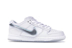 Nike SB Dunk Low Diamond Supply Co. White Diamond, vista a 360 gradi 2 di 36