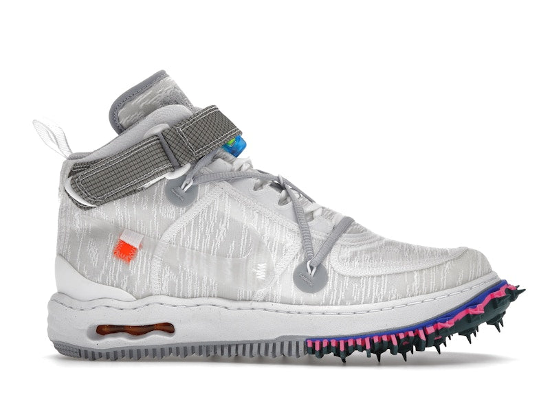 Nike Air Force 1 Mid Off White White - White/Clear White - DO6290-100 - 02