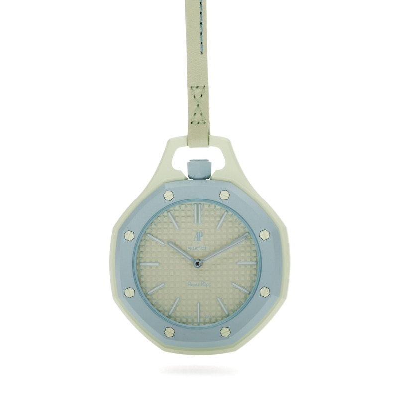 Swatch x Audemars Piguet AP Bioceramic Royal Pop Blaue Acht SSX03L101N, vista a 360 gradi 2 di 36