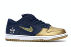 Nike SB Dunk Low Supreme Jewel Swoosh Gold - Metallic Gold/Metallic Gold-Midnight Navy-White - CK3480-700 - 02