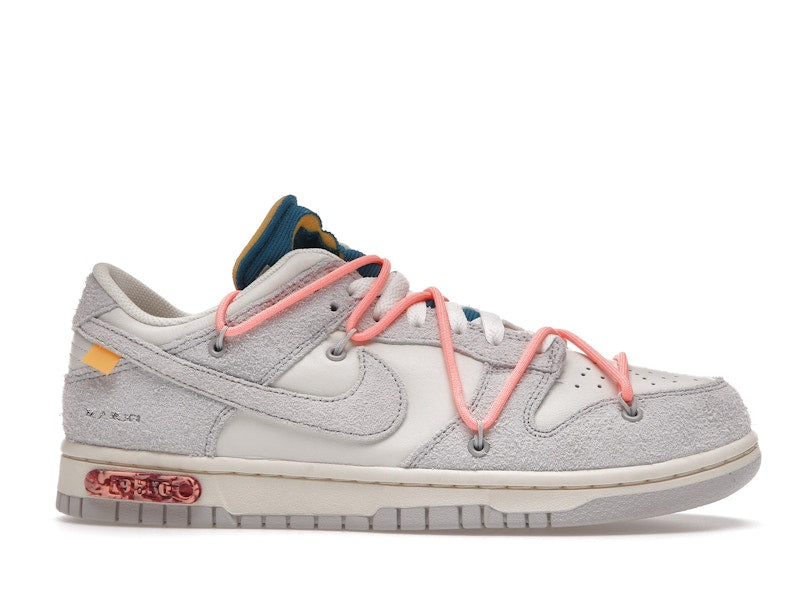 Nike Dunk Low Off White Lot 19 - Sail/Neutral Grey-Orange Pulse - DJ0950-119 - 02