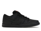 Nike Sb Dunk Low Pro Triple Black - Black/Anthracite/Safety Orange - FJ1674-001 - 02